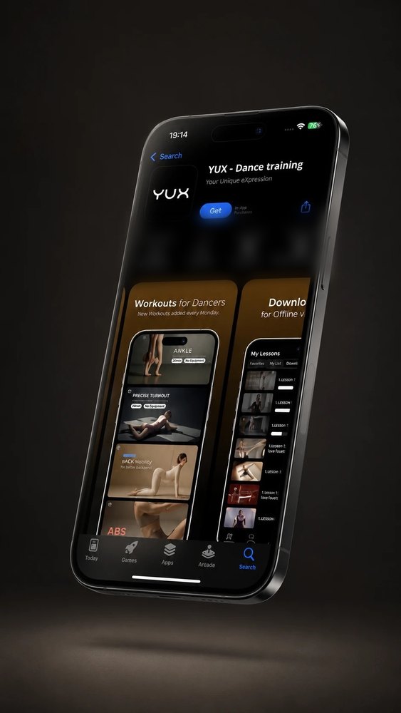 YUX — Dance training, coming to the App Store