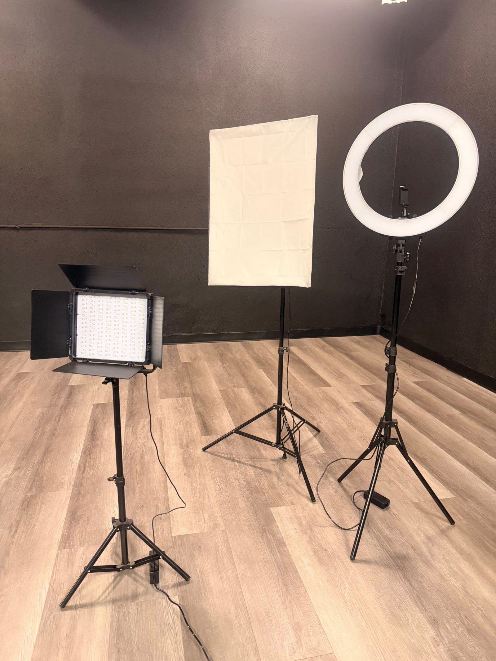 Lighting equipment available at YUX Studio